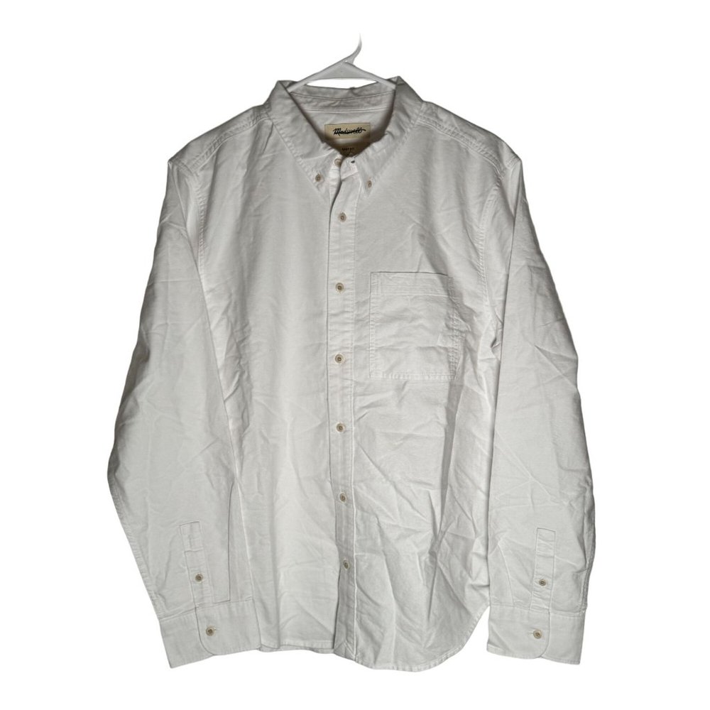 Madewell The Vintage-Worn Oxford Shirt in Lighthouse Men's Size Medium
